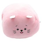Handwärmekissen aus Plüsch mit Katzen-Design (Rosa)
