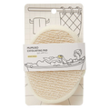 Peeling-Pad mit dichtem Netz für sanfte Körperexfoliation (Beige)