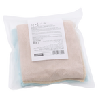 3er-Pack Mikrofasertücher aus Polyester-Polyamid-Mischung (Hellblau/Beige)