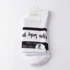 Herren Crew-Socken aus Baumwollmischung, klassischer Schnitt (Weiß)