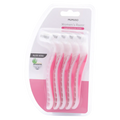 5-teiliges Einwegrasierer-Set für Damen mit Aloe Vera (Weiß/Rosa)
