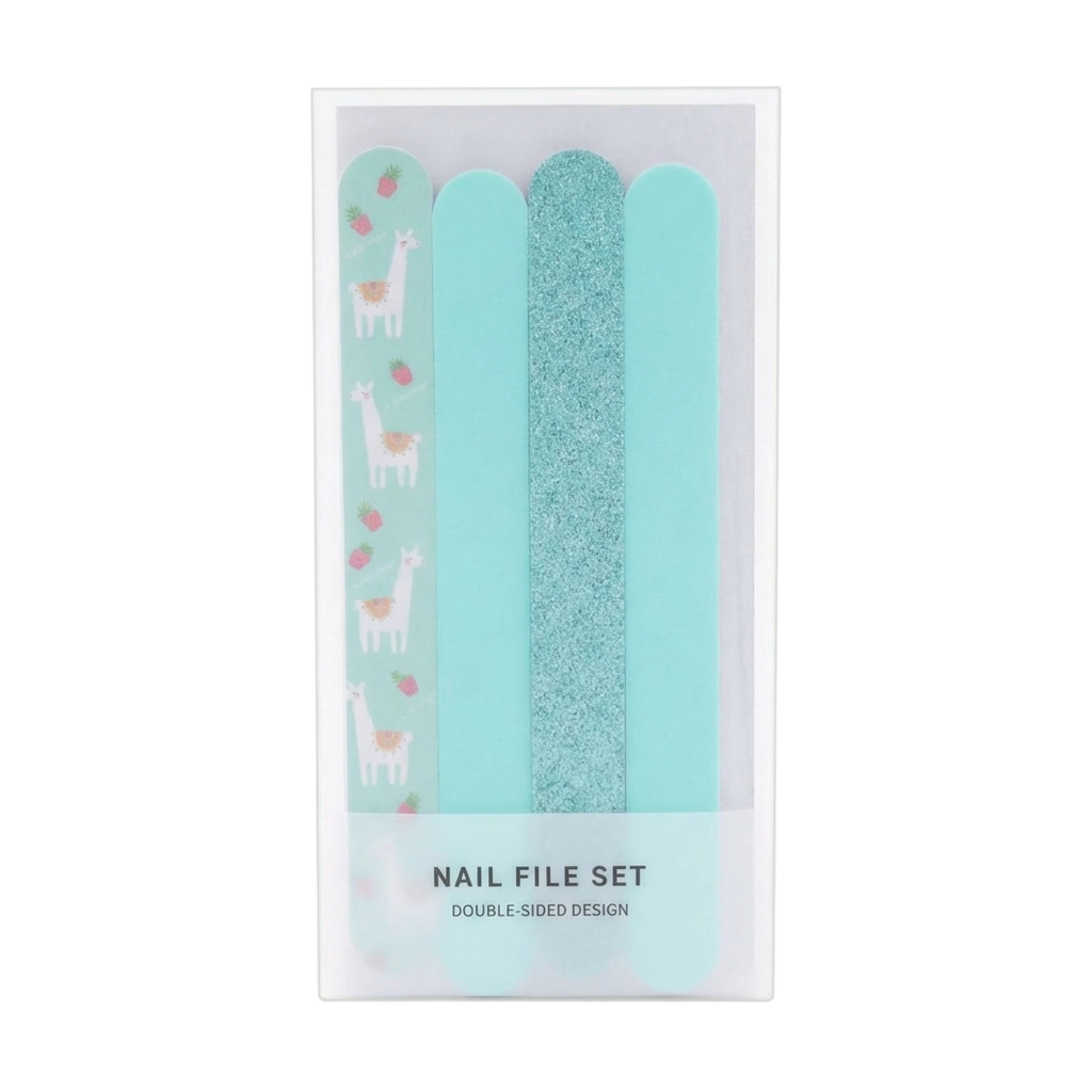 Nail File Set, 4psc., (Blue)