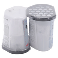 2er-Pack Feuchtigkeitsabsorber mit Aktivkohle, 550 ml (Schwarz)