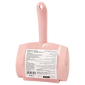 Kunststoff-Fusselrolle mit 60 Klebeblättern für Textilien und Möbel (Rosa)