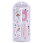 Fusselroller Set mit 3 Ersatzrollen, 50 Blatt je Rolle (Rosa/Mehrfarbig)