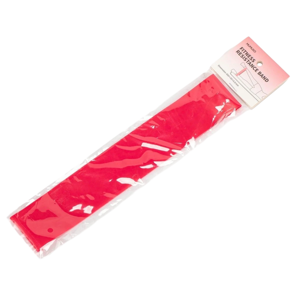 Fitnessband aus Naturlatex, 600 mm (Pink) für Kraft- und Beweglichkeitstraining