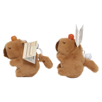 Plüschanhänger aus Polyester mit Capybara-Design (Braun)