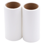 2er-Set Ersatzrollen für Flusenroller aus Papier, stark klebend (Weiß)