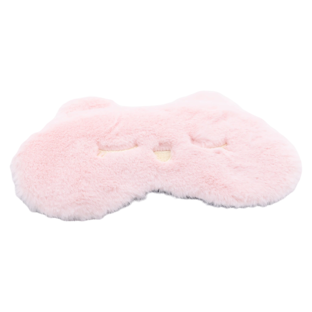 Schlafmaske aus Polyesterfaser mit Katzen-Design (Rosa)