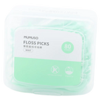 80 Dental Floss Picks mit Minzgeschmack für die Zahnzwischenraumreinigung (Mintgrün)