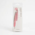 Augenbrauenpinzetten-Set aus Edelstahl für präzises Augenbrauenzupfen (Rosa)