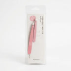 Augenbrauenpinzetten-Set aus Edelstahl für präzises Augenbrauenzupfen (Rosa)