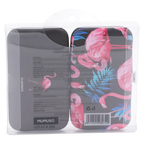 5-teiliges Maniküre Set aus Edelstahl mit Flamingo-Design (Mehrfarbig)
