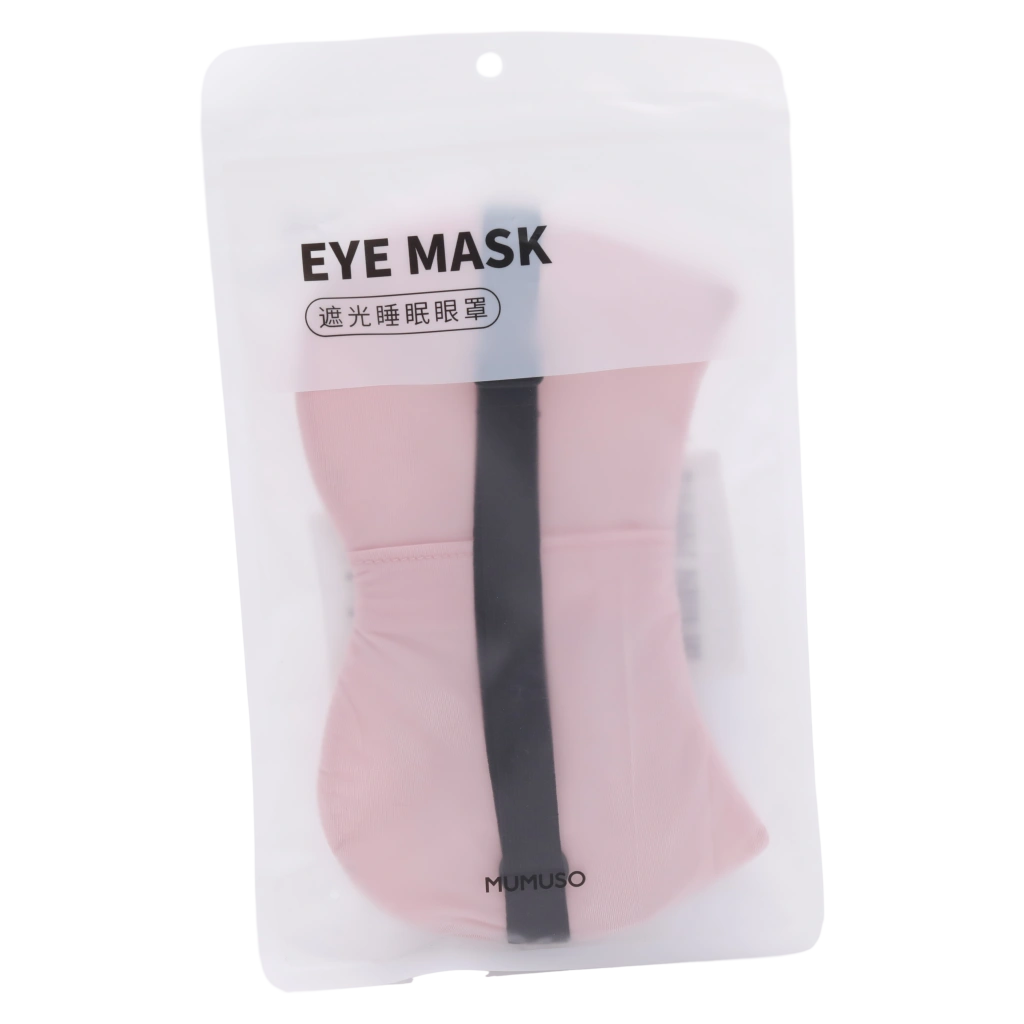Schlafmaske aus Polyester mit Katzen-Design (Rosa)