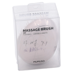 Tragbare Massagebürste aus ABS-Kunststoff und TPEE-Elastomer (Rosa)