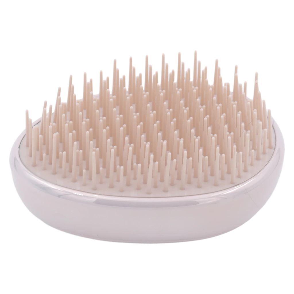 Tragbare Massagebürste aus ABS-Kunststoff und TPEE-Elastomer (Rosa)