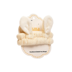 Flauschiges Haarband aus Polyester mit Hasenohren-Design (Beige)
