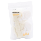 Flauschiges Haarband aus Polyester mit Hasenohren-Design (Beige)