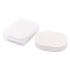 2-teiliges Gesichtsreinigungsschwamm-Set mit Walnussextrakt (Natur)