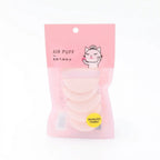 5er-Pack Makeup Schwämme Air Puff zum Auftragen von Foundation und Puder (Beige)