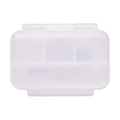 Faltbarer Organizer mit 6 Fächern, transparent