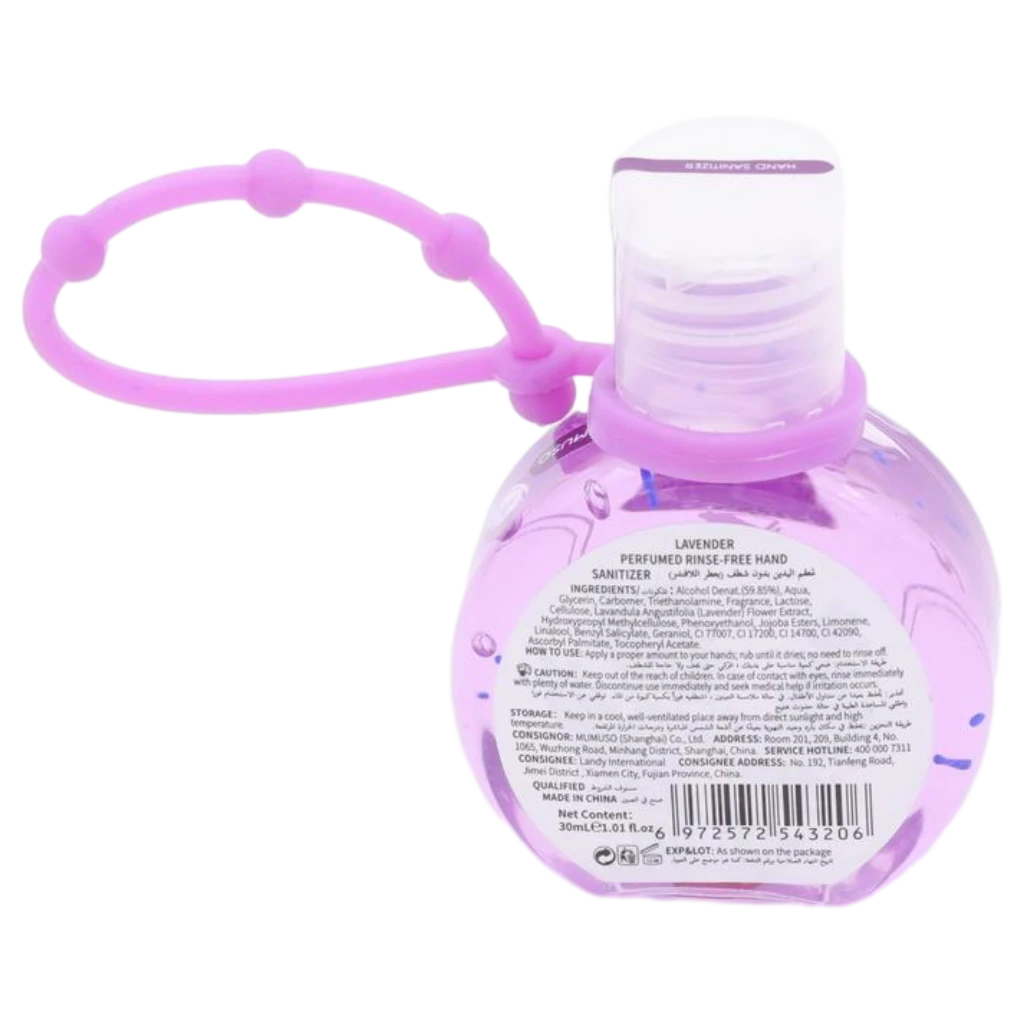 Handdesinfektionsgel Lavendelduft, 30 ml (Lila)