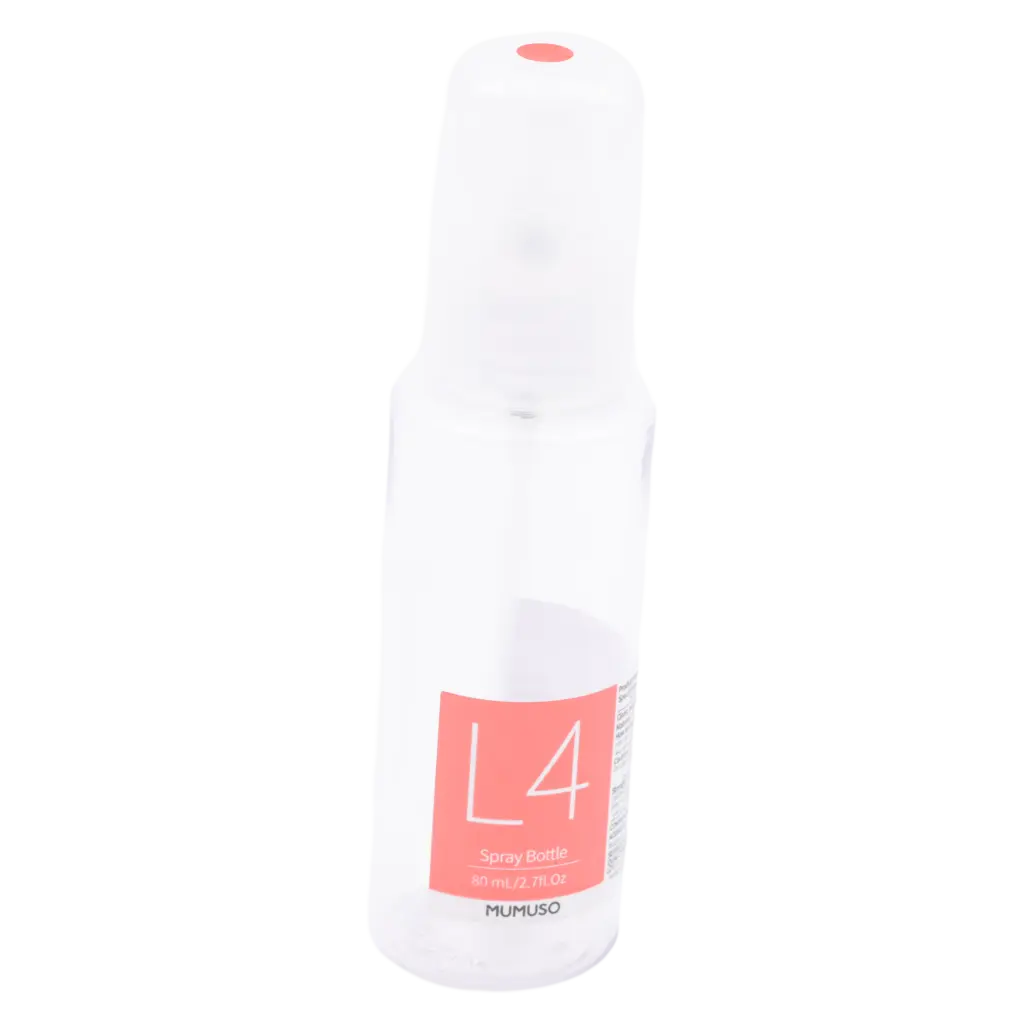 Sprühflasche transparent, nachfüllbar, 80 ml (Klar)