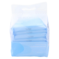 8×10 Reinigungstücher aus Vliesstoff für Erwachsene, sanfte Hautpflege (Blau)