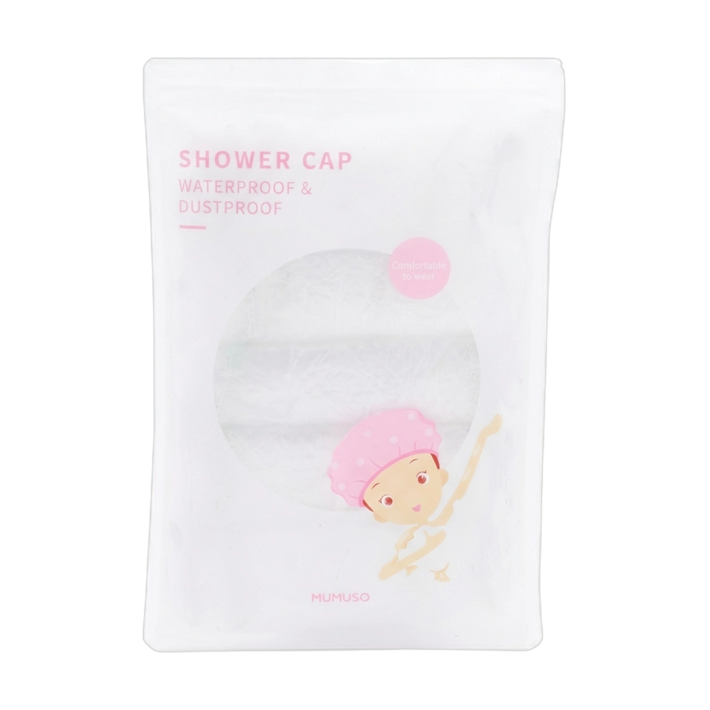 10er-Pack transparente Duschhauben zum Schutz beim Baden und Duschen (Transparent)