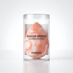 Make-up Schwamm aus Polyurethan mit Lachs-Design (Mehrfarbig)