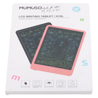 LCD-Schreibtablett für Kinder aus HIPS+LCD, wiederverwendbare Schreibfläche (Schwarz)