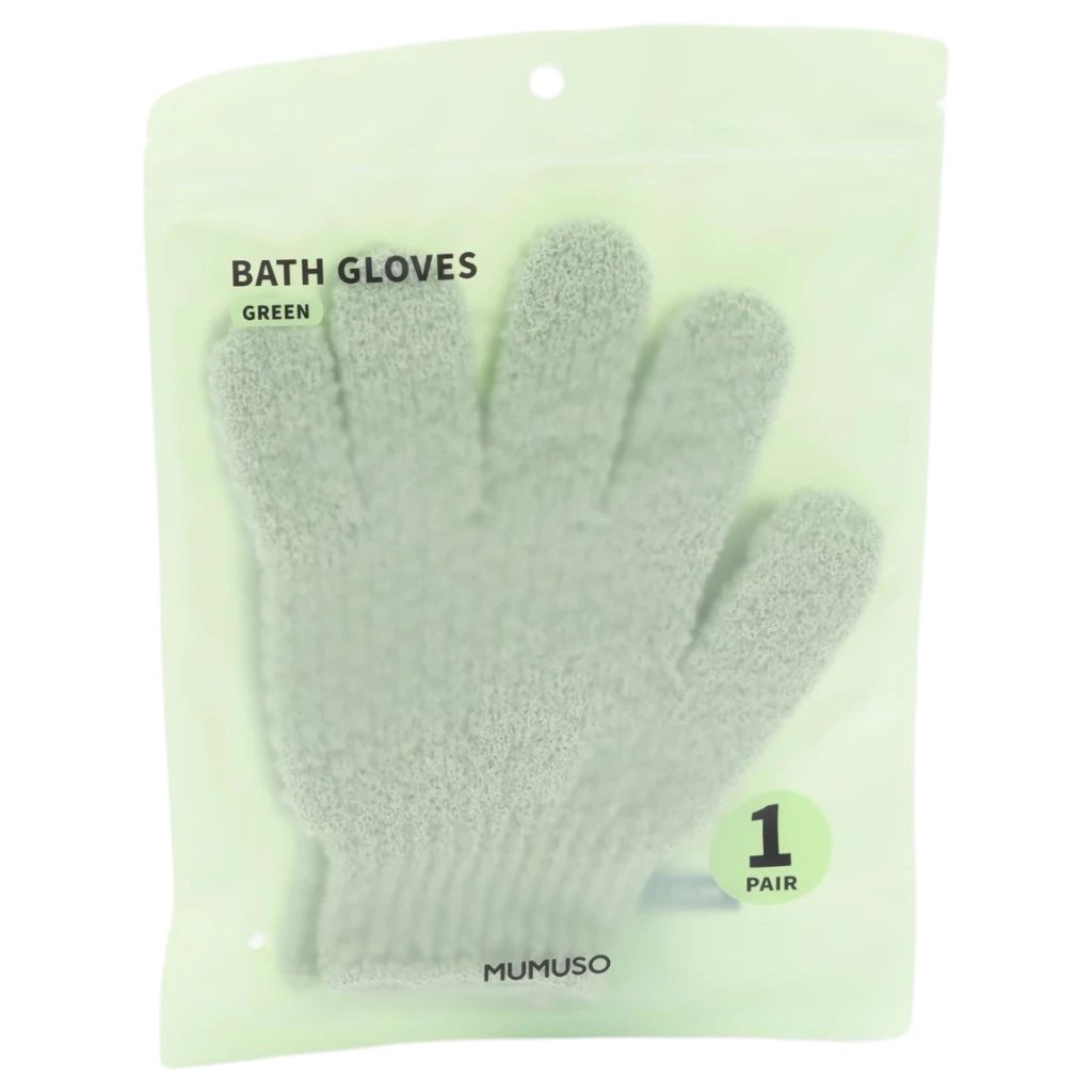 Badehandschuhe Peeling-Paar für Körperreinigung (Grün)