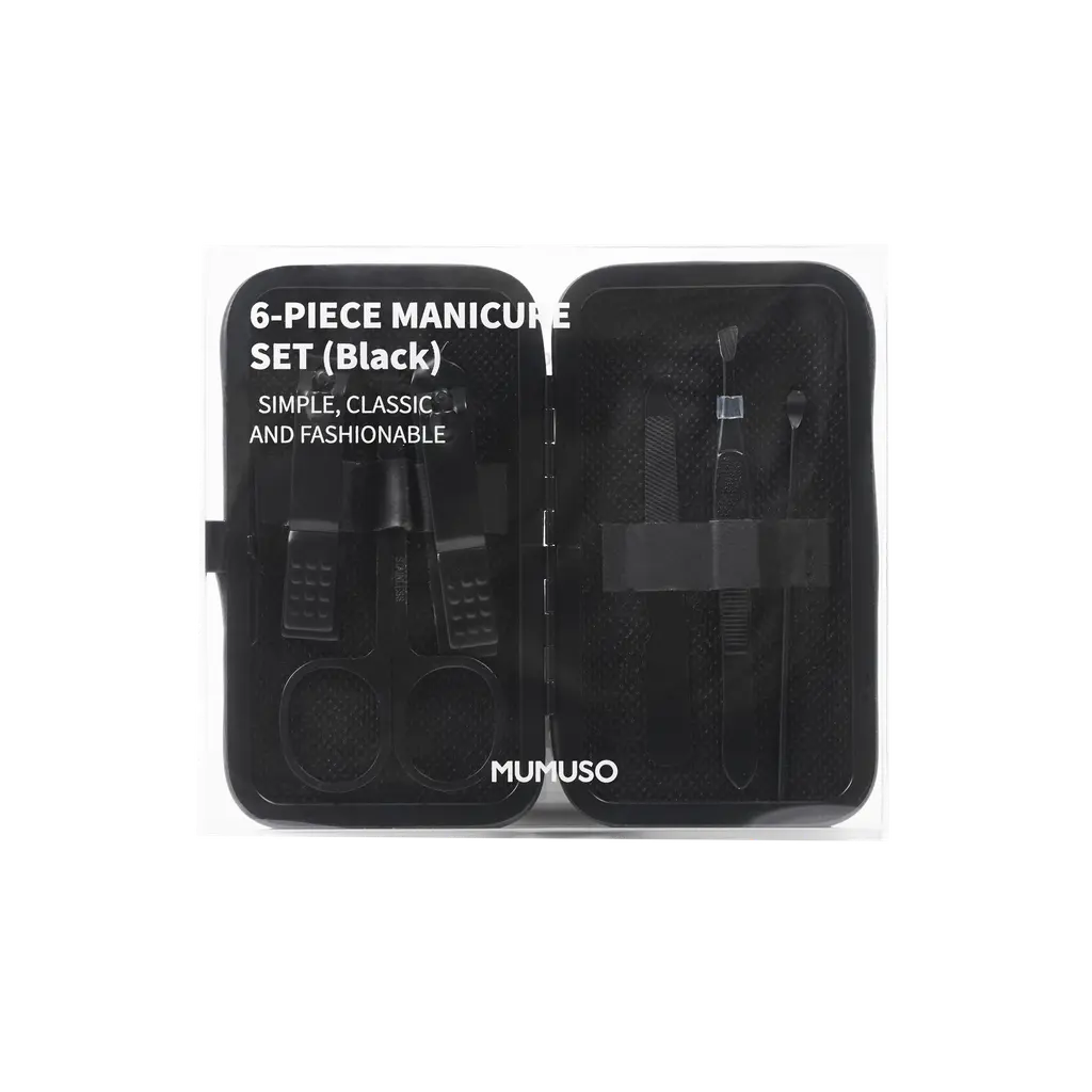 6-piece Manicure Set (Black)
