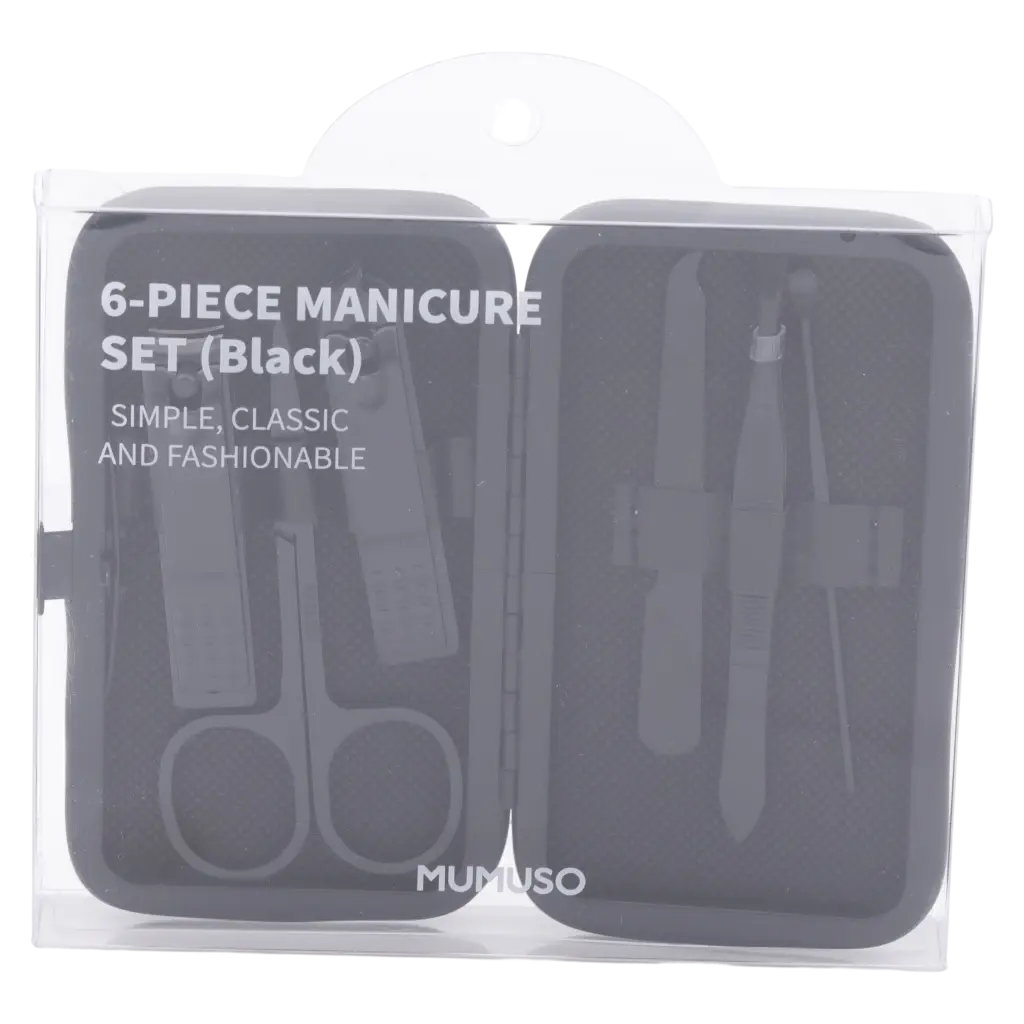 6-piece Manicure Set (Black)