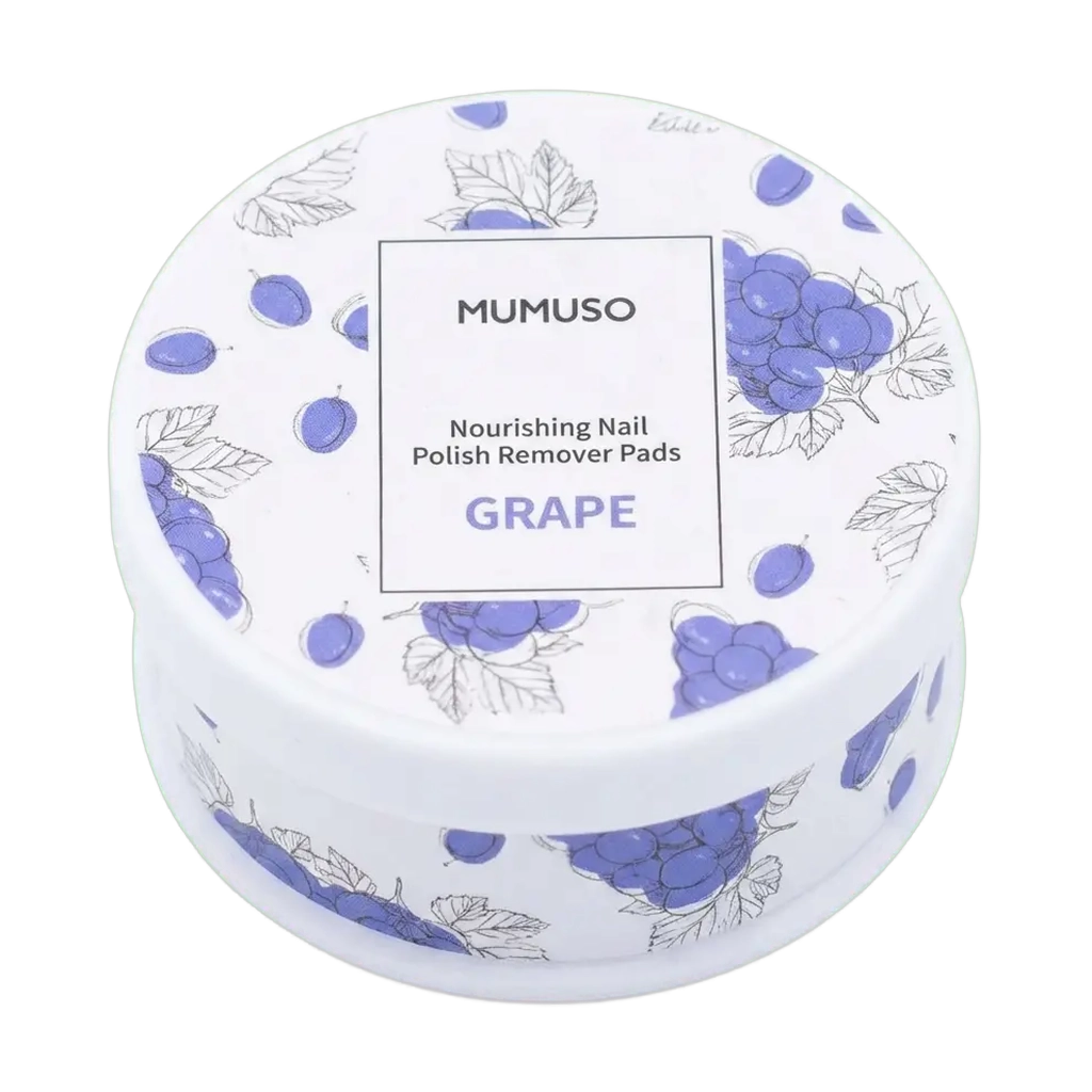 Nourishing Nail Polish Remover Pads (Grape)