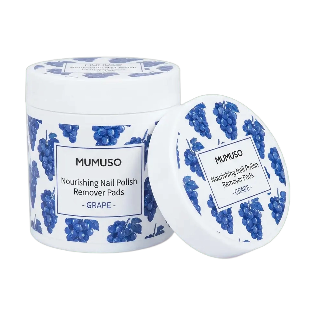 Nourishing Nail Polish Remover Pads (Grape)