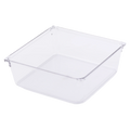 Transparente Aufbewahrungsbox aus PET, 800 ml (Klar)