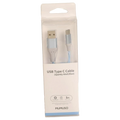 USB-C Ladekabel aus TPE/PVC, 1 m (Blau)