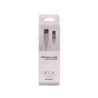 USB-C-Kabel TPE/PVC, 1 m (Weiß)