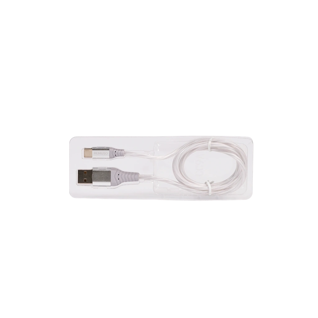 USB-C-Kabel TPE/PVC, 1 m (Weiß)