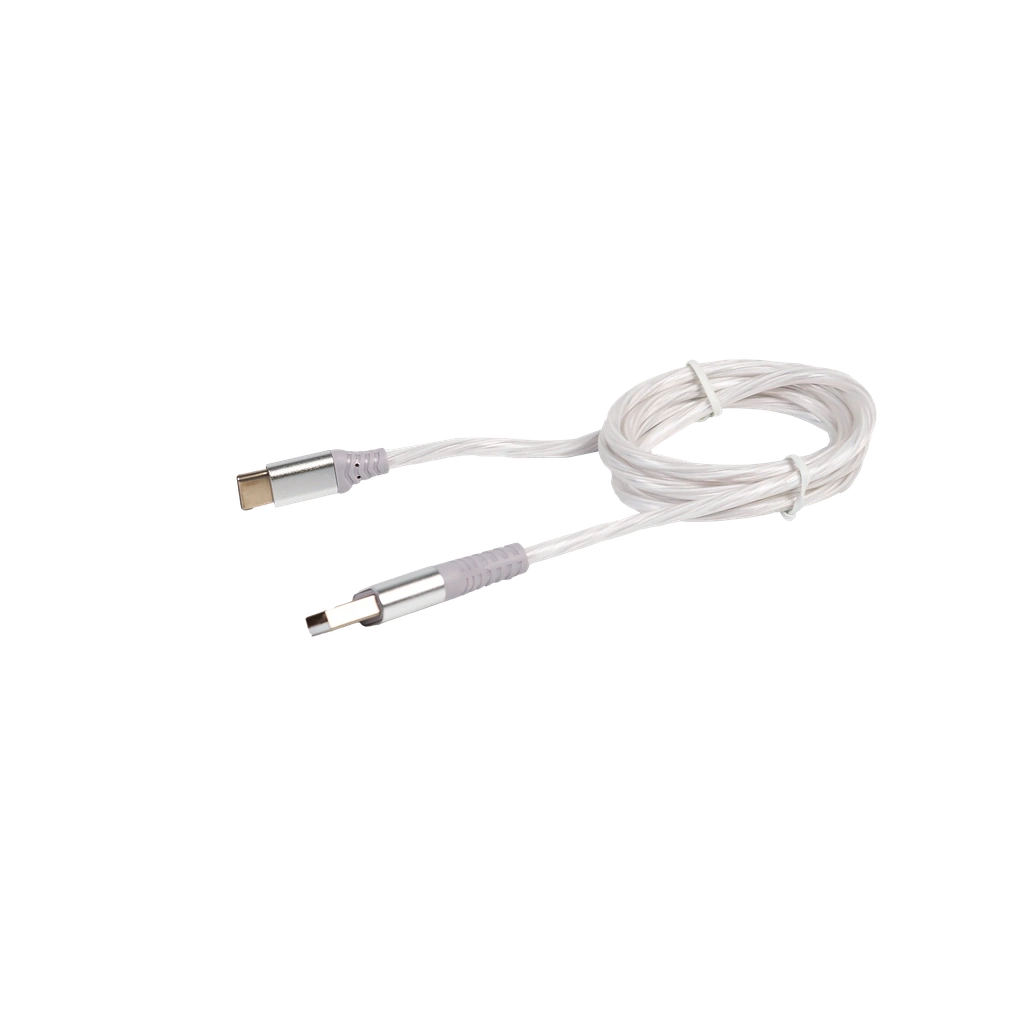 USB-C-Kabel TPE/PVC, 1 m (Weiß)
