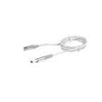 USB-C-Kabel TPE/PVC, 1 m (Weiß)