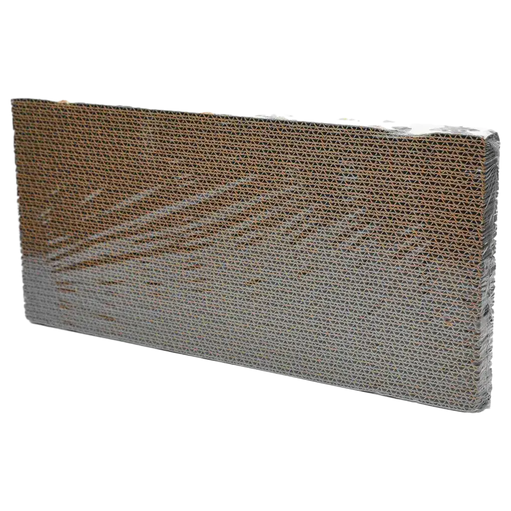 Katzenkratzbrett in Wellenform aus S50 Wellpappe mit Tier-Design (Mehrfarbig)