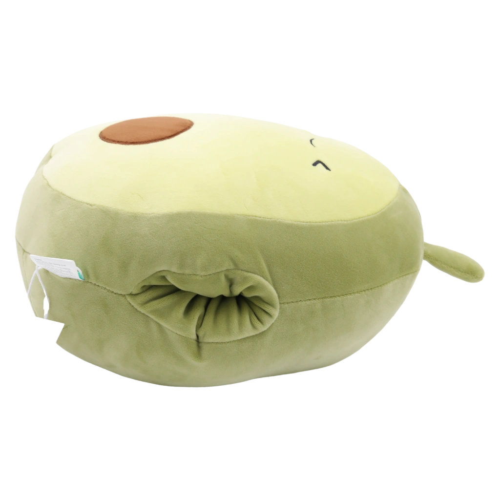 Handwärmekissen Plüsch mit Avocado-Design, ca. 360 g (Grün/Braun)