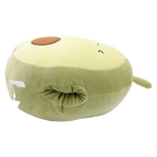Handwärmekissen Plüsch mit Avocado-Design, ca. 360 g (Grün/Braun)