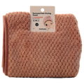 Haarhandtuch aus Korallenfleece zum schnellen Trocknen (Rosa)