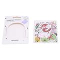 Sticker-Set aus PVC mit buntem Print für Koffer, Laptop und Hefte (Mehrfarbig)