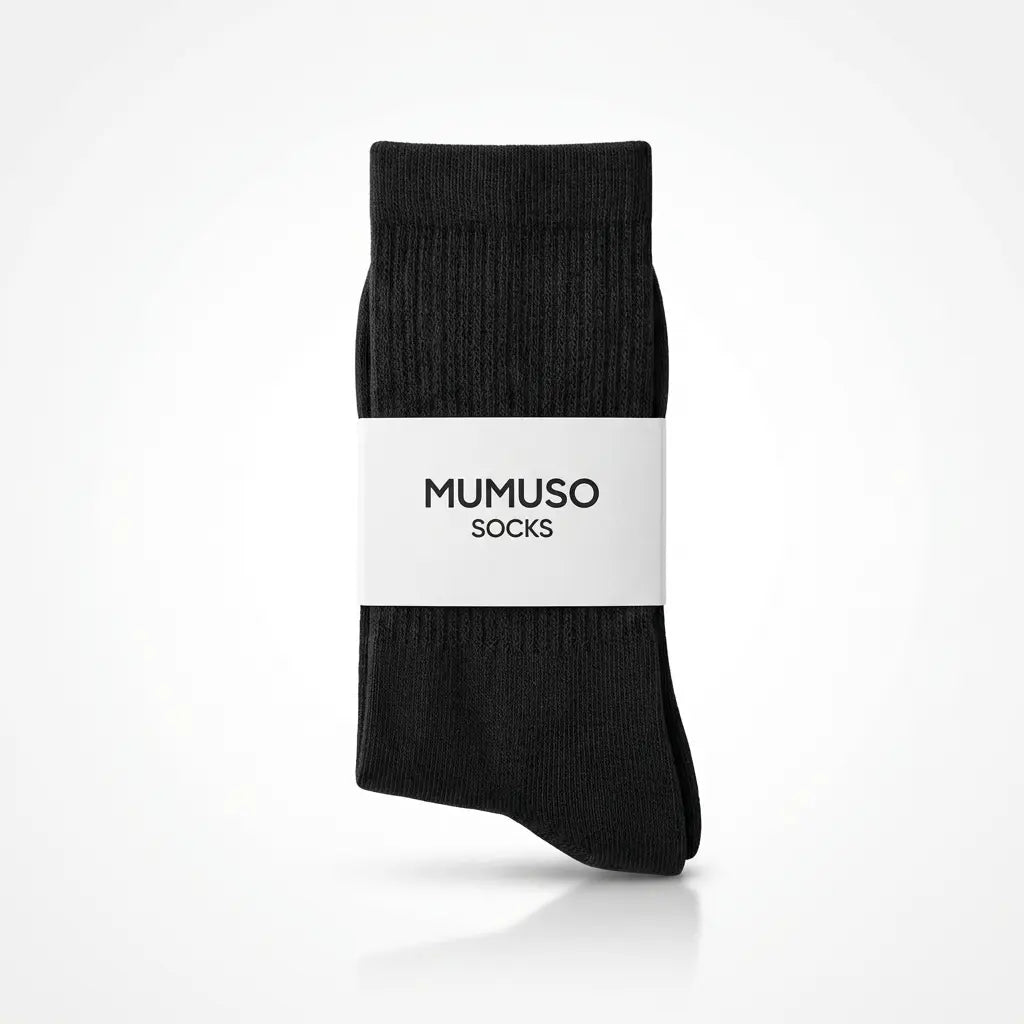 3er-Pack Herren Sneakersocken Baumwollmischung (Schwarz/Dunkelblau)