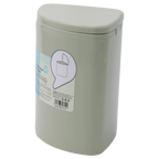 Abfalleimer aus Polypropylen, platzsparend, 1,6L (Beige/Weiß/Hellblau)