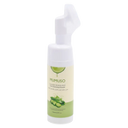 Gesichtsreinigungs-Mousse mit Gurkenextrakt und Aminosäure-Komplex, 150 ml (Weiß/Grün)